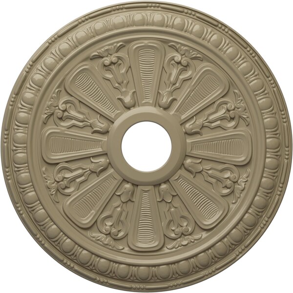 Ekena Millwork Bristol Ceiling Medallion (Fits Canopies up to 3 7/8"), 23 1/2"OD x 3 7/8"ID x 1"P, Gobi Desert CM23BIGDF - main